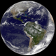 Illustration for article titled A view of Earth on Christmas morning, as seen from space